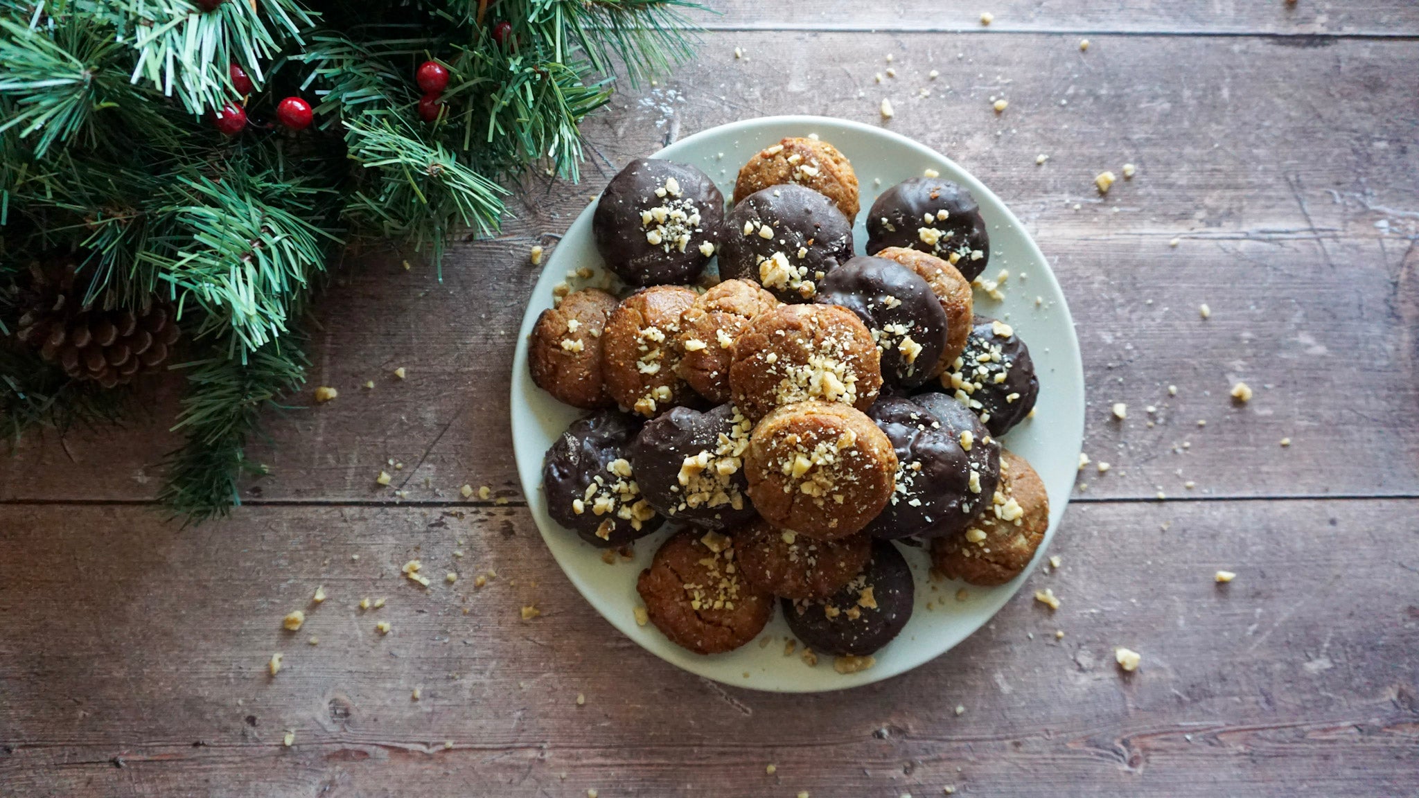 Melomakarona Greek Christmas Honey Cookies